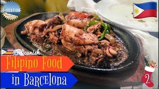 BEST FILIPINO FOOD IN BARCELONA SPAIN  FOOD GUIDE 🇵🇭🇪🇸 [upl. by Eycats694]