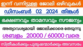 2024 Kerala Job vacancylatest job vacancy in keralakerala job vacancy todayjob vacancy 2024 [upl. by Ecnesse550]