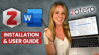 How to Use Zotero Reference Manager in Microsoft Word [upl. by Enilrad]