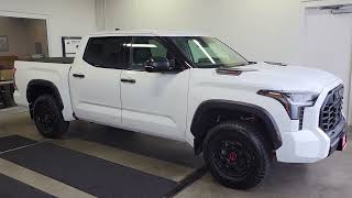 2023 Toyota Tundra TRD Pro in Ice Cap White [upl. by Ahsitnauq]