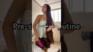 Preshower routine for long amp healthy hair haircare hairgrowth longhair hairoil [upl. by Lemuel759]