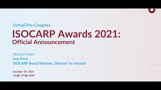 ISOCARP Awards 2021  57th ISOCARP World Planning Congress 2021 [upl. by Odnamla]