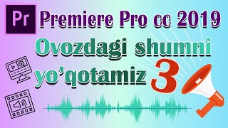 Premiere pro ovozdagi shumni yoqotish 3 Premiere Pro cc 2019  Овоздаги шумни ёкотиш [upl. by Chrisoula]