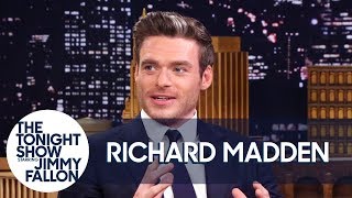 Richard Madden Talks James Bond Rumors GOT Reunion and New Hit Show quotBodyguardquot [upl. by Shoifet]