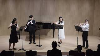 쿠잉 SYagisawa  Fioritura for Flute Quartet [upl. by Johannessen]