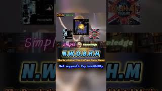 NWOBHM🎸 Def Leppard’s Pop Sensibility [upl. by Lemart]