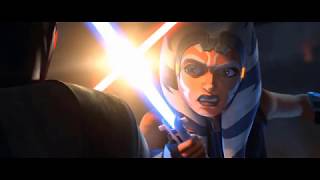 Dark Maul vs Ahsoka Tano  Star Wars the Clone Wars Saison 7 En Français [upl. by Llennahs671]