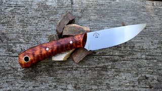 Beginner Knife Making How to forge a huntingskinning knife [upl. by Chrotoem]