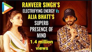 Ranveer Singh amp Alia Bhatt’s WITTIEST QUIZ EVER – Romantically Yours  Gully Boy [upl. by Simeon]