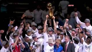 2011 NBA FINALS TROPHY PRESENTATION [upl. by Delfine]