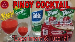 Pinoy Cocktail  How to make Pinoy Cocktail  GSM SpriteTangYakult  Cheap Cocktail  Marasa TV [upl. by Stalder]