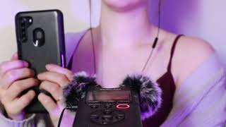 ASMR Phone Case Tapping and Scratching no talking ear to ear Relaxing to Help You Sleep [upl. by Aitital]