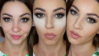 HOW TO Under Eye Concealing amp Highlighting  Celebrity Tricks [upl. by Kimmie]