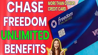 Chase Freedom Unlimited Credit Card Benefits  Honest Review in 2024 [upl. by Orihakat872]