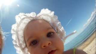 GoPro baby kissing camera [upl. by Ahsiret]