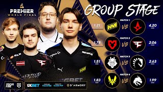 BLAST World Final 2024  NAVI vs Astralis FaZe vs MOUZ G2 vs Liquid Vitality vs Spirit FILENG [upl. by Selmore242]