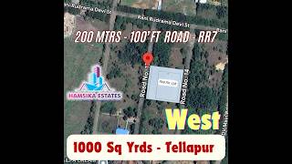 Open Plot For Hospital  Open Land For Building  Commercial Open Plot in Tellapur  Open Plot Sale [upl. by Gardener]