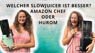 Der ultimative Test Amazon Chef vs Hurom H320N [upl. by Agate]