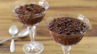 Chocolate Pudding Recipe  How to Make Eggless Chocolate Pudding [upl. by Notseh]