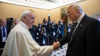 Trumps Europareise Pontifex empfängt Potus [upl. by Velasco966]