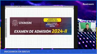 SOLUCIONARIO EXAMEN UNMSM 2024 IIAREA DSÁBADO 9 DE MARZO [upl. by Grayce]