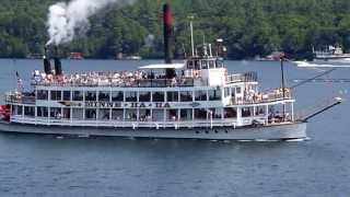 The MinneHaHa Playing a Song Past Surfside Lake George NY [upl. by Martine]