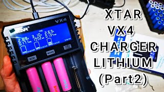 XTAR VX4 la TEST de acumulatori  LITHIUM ION NIMH amp LIION 15V [upl. by Marelya349]