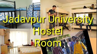 jadavpur university hostel rooms।vlog [upl. by Akilat596]