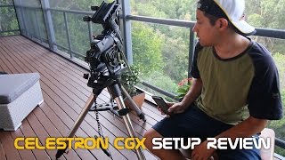 New Celestron CGX Mount  Setup Overview [upl. by Kopple519]