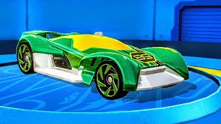 Hot Wheels Unlimited  New Hot Wheels Green Futurismo Race With High Speed  Android Gameplays [upl. by Anrol]