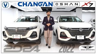 Changan Oshan X7 Future Sense 2024 VS 2022 Detailed Comparison by Sehgal motorsports [upl. by Conney]