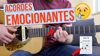 5 sequencias de acordes EMOCIONANTES no violão [upl. by Nedyaj]