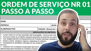 ORDEM DE SERVIÇO NR 1 PASSO A PASSO COMPLETO [upl. by Broida]