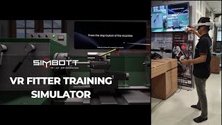 VR Fitter Training Simulator  Virtual Reality Fitter Training For ITI Students Simbott [upl. by Tnilc]