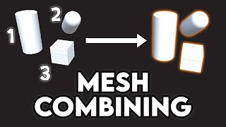 How to Combine Meshes in Unity [upl. by Kimmie374]