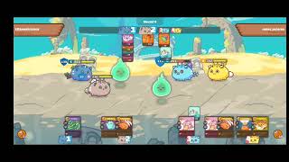 Disablesaur pina rage quit ang kalaban  arena gameplay  axieinfinity classic v2 [upl. by Yirinec]