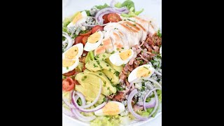 The Keto Cobb Salad🥗  Dinner in just one minute shorts [upl. by Kuhlman642]