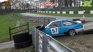 Alan Healy Memorial Rally 2023 Crash amp Action  Cadwell Park [upl. by Lyndsie]