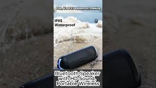 Bluetooth Speaker with HD Sound Portable Wireless IPX5 Waterproof Up to 20H Playtime [upl. by Ahsias]