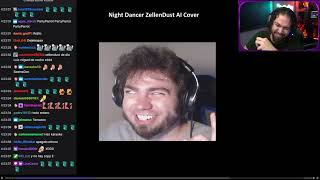 ZELLEN REACCIONA A ZELLEN CANTANDO NIGHT DANCER AI COVER [upl. by Max323]