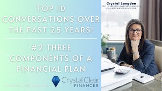 CRYSTAL CLEAR FINANCES  TOP 10 CONVERSATIONS OVER THE PAST 25 YEARS  2 3 COMPONENTS OF A PLAN [upl. by Christen]