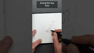 One Point Perspective Made Easy  For Urban Sketching Beginners [upl. by Mw]