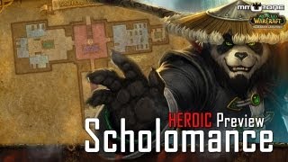 MoP Beta  Scholomance 90 Heroisch Vorschau [upl. by Enelahs198]