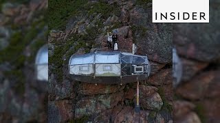 Sleep On The Edge Of A Cliff In Perus Sacred Valley [upl. by Eninnaj101]