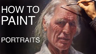 How To Paint Portraits EPISODE ONE  Russell Petherbridges Portrait [upl. by Larcher]