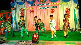 ECI NP SCHOOL THIMMARAJAMPET  32ND ANNUAL DAY  KONDADU KONDADU DANCE [upl. by Haelem]