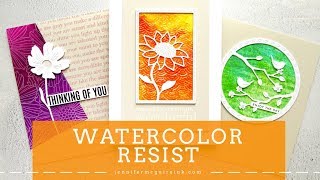 Watercolor Wash Resist [upl. by Enyala]