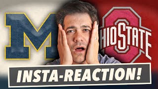 Michigan STUNS Ohio State 1310 our insta reaction [upl. by Pascoe613]