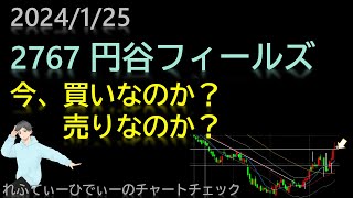 125 円谷フィールズ2767今、買いなのか？売りなのか？【日本株チャートチェック】 [upl. by Tabina]