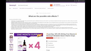 Veronvy Metabolic Boost Vitamin Drops Scam Exposed Do They Really Help with Weight Loss [upl. by Dix]